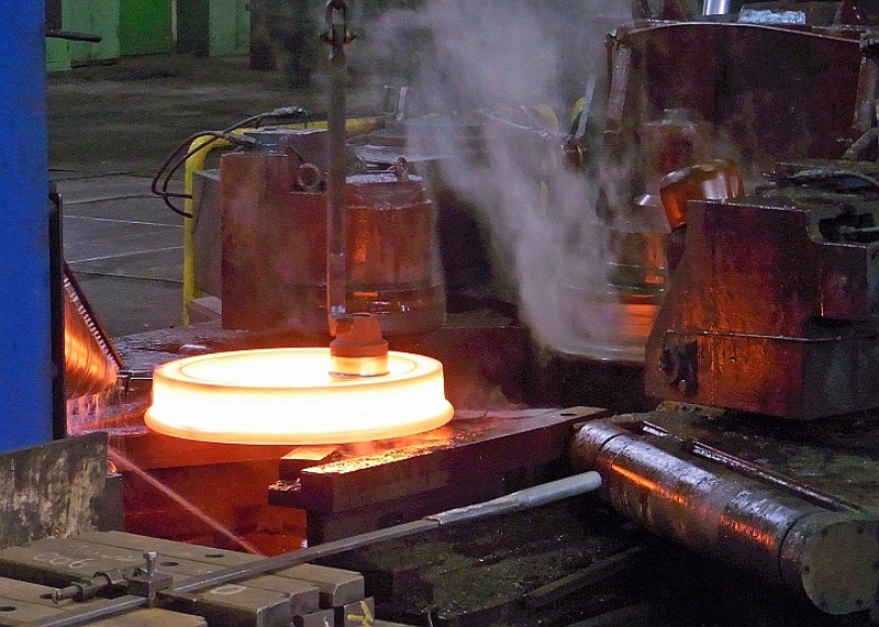 Radreifenproduktion im Bochumer Verein - Quelle_ Rainer Halama